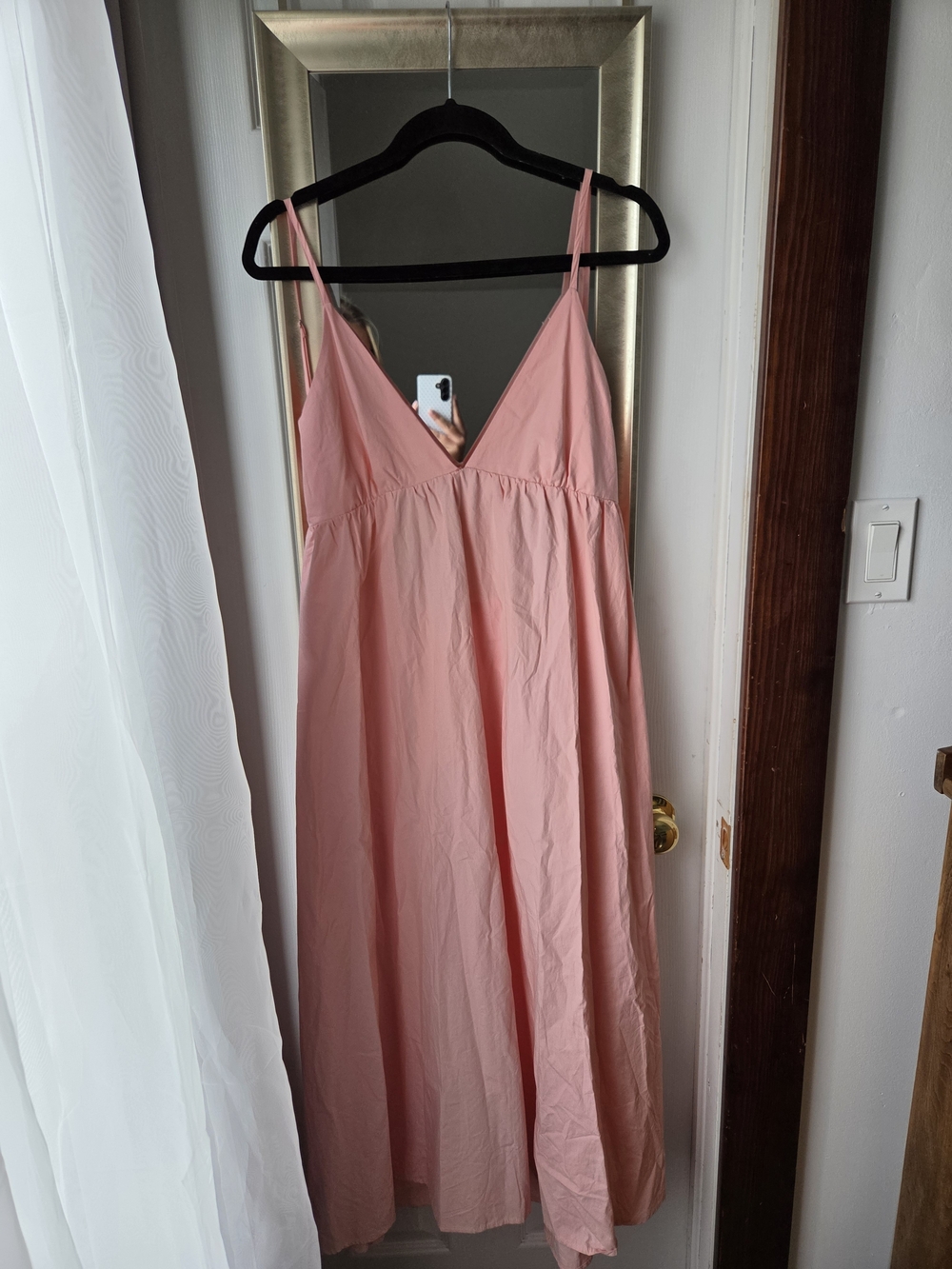 Light Pink Spaghetti-Strap Slip Dress